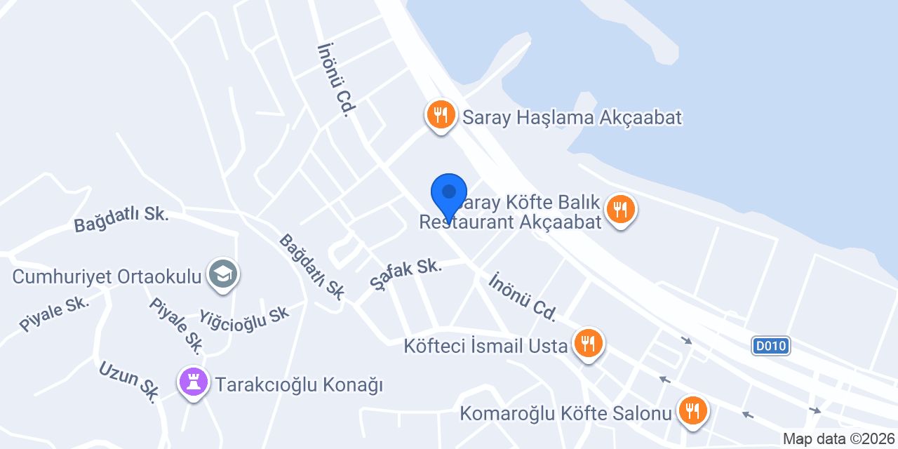 Nados Döner Hatay Soslu konumu