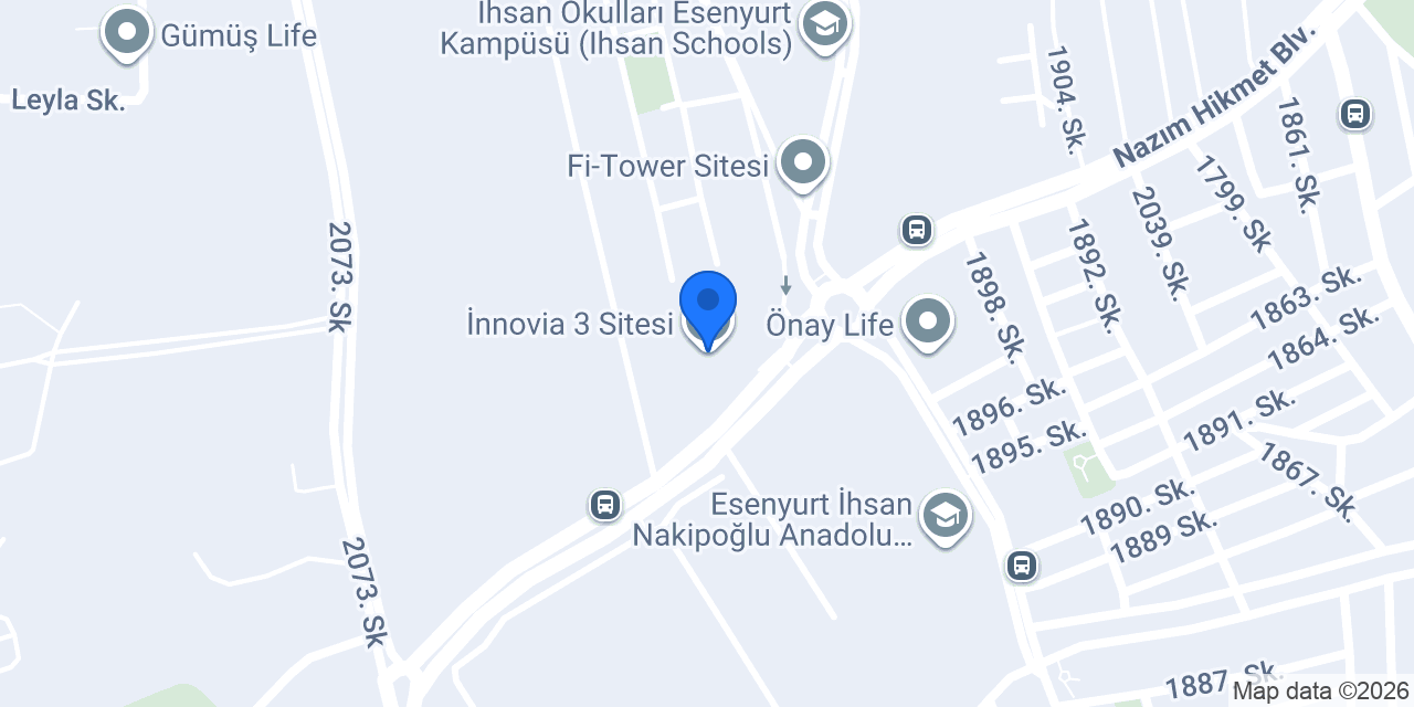 İnnovia 3 Sitesi konumu