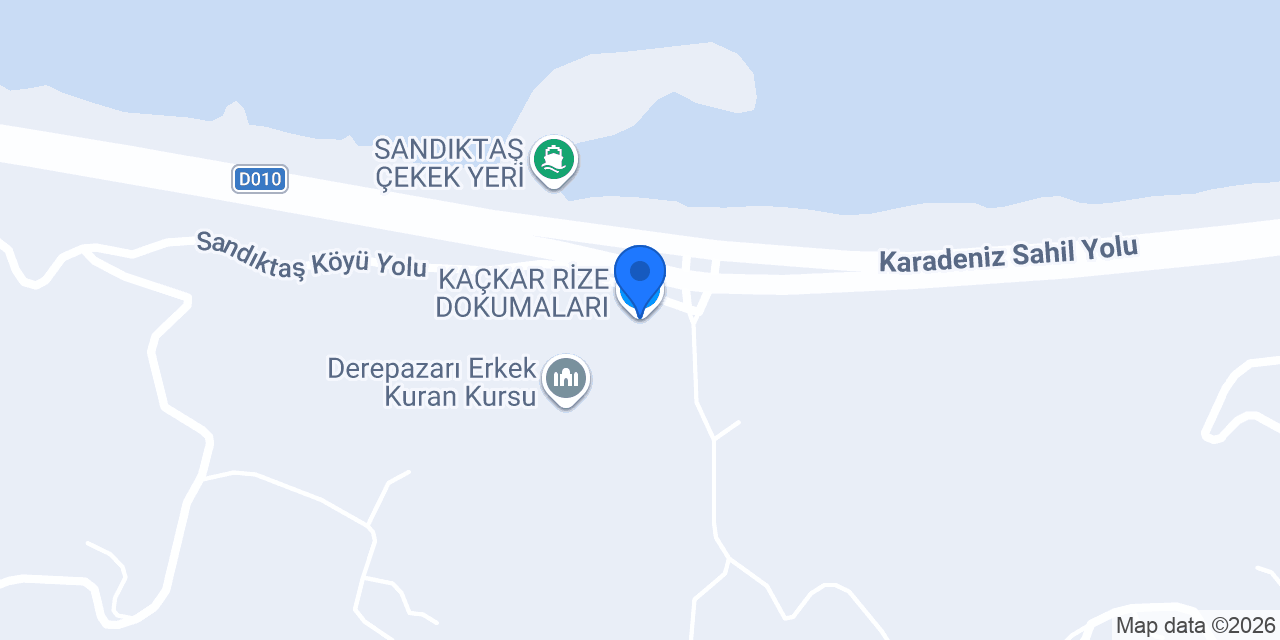 KAÇKAR RİZE DOKUMALARI konumu