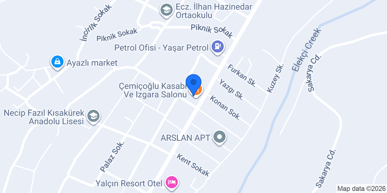Çemiçoğlu Kasabi Ve Izgara Salonu konumu
