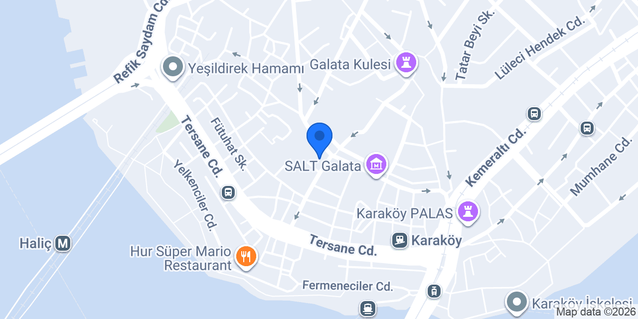 Feveran Karaköy konumu