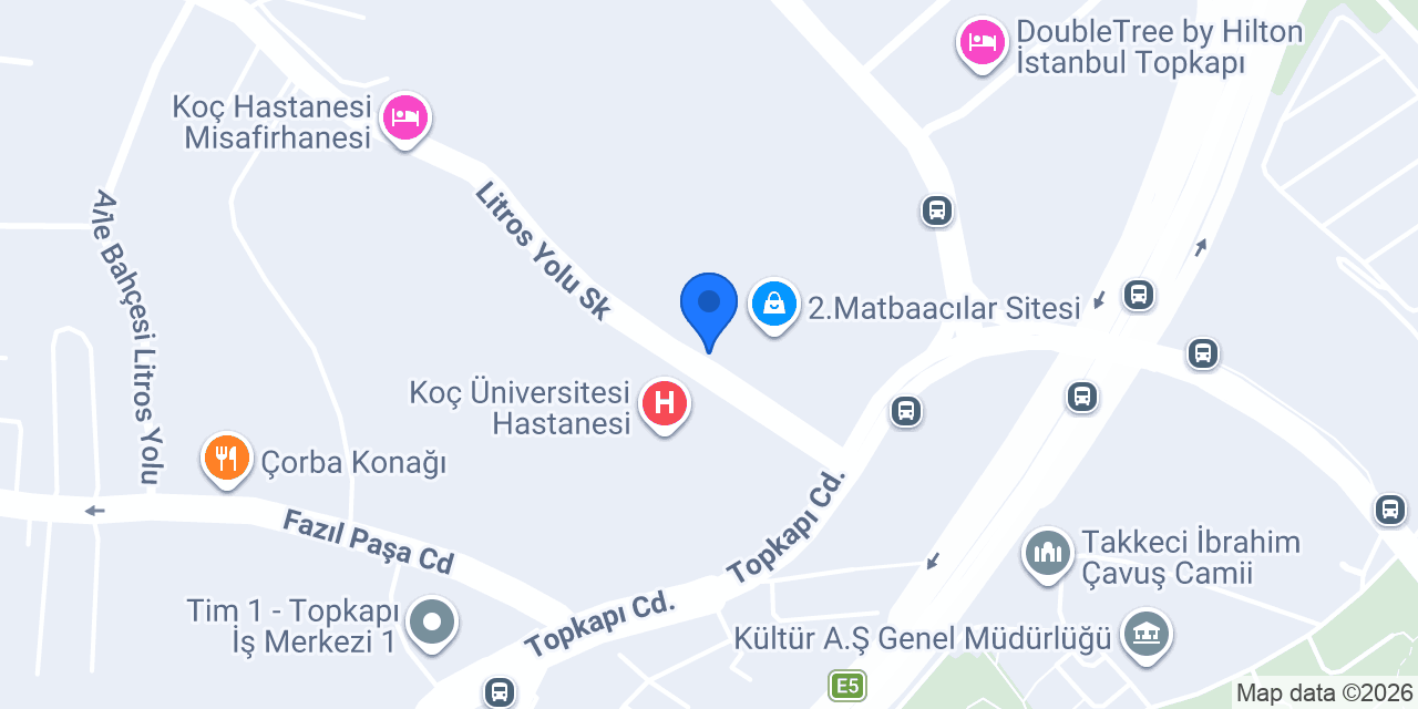 Ümit Matbaacılık TOPKAPI konumu