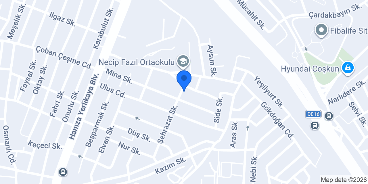 Meryem Kitap Yayın Dağıtım konumu