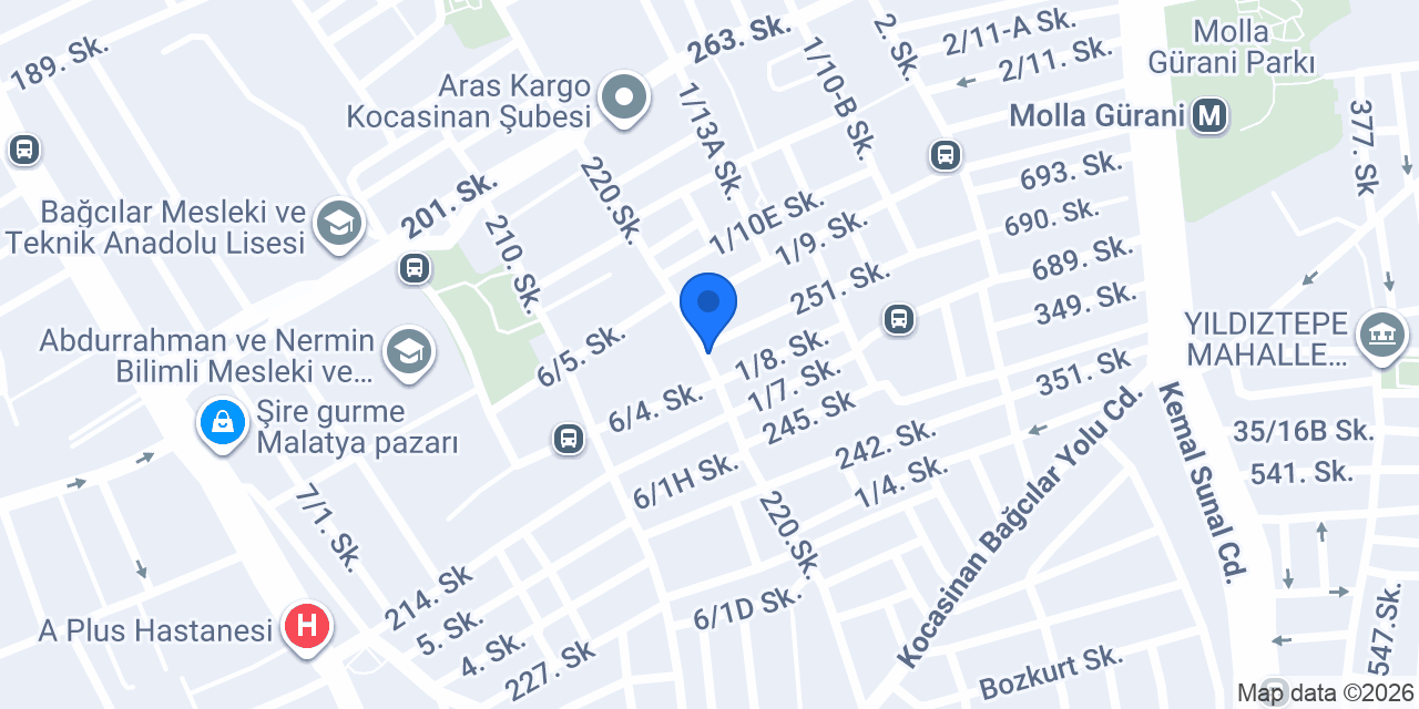 HALKMAR MARKET konumu