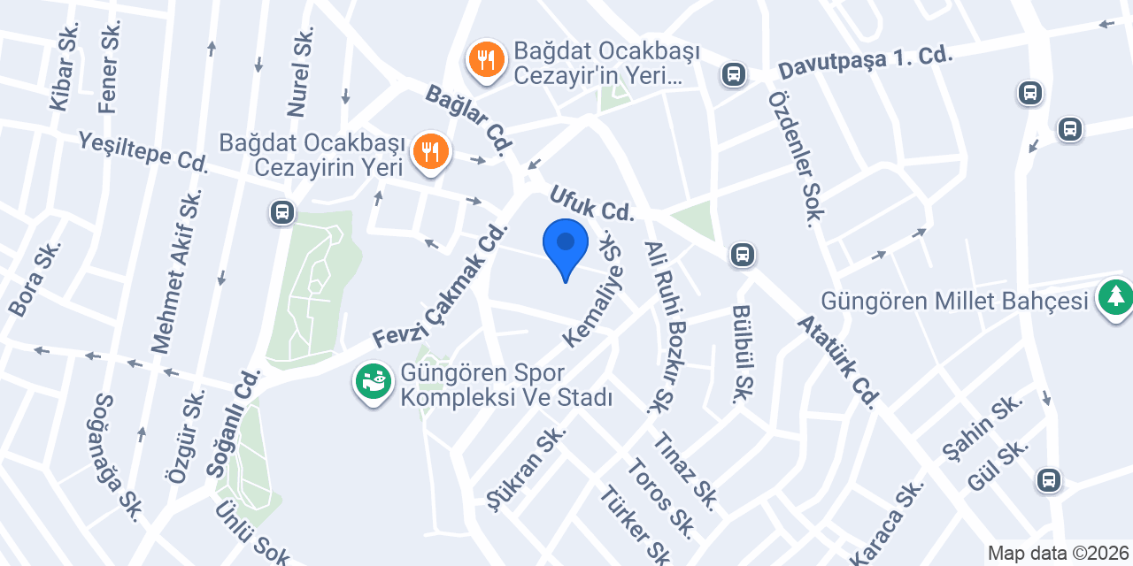 Terzi Recep Usta konumu