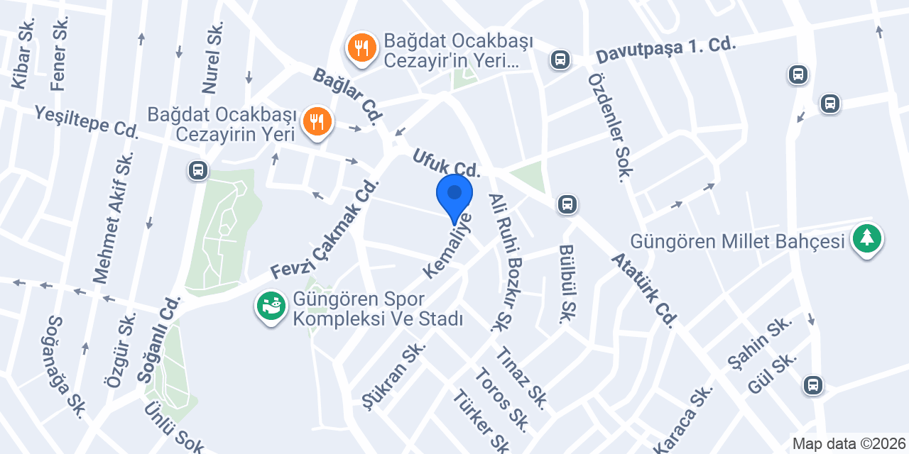 Mega Karadeniz Otopark konumu