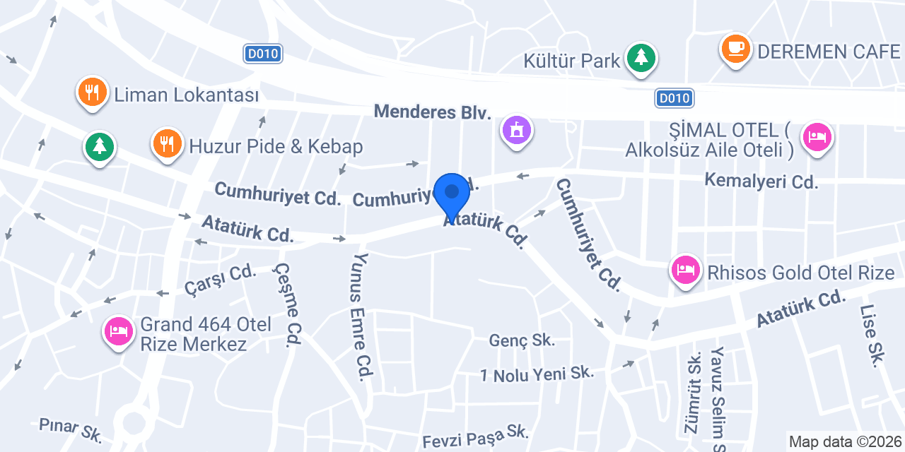 Rize Mobilya konumu