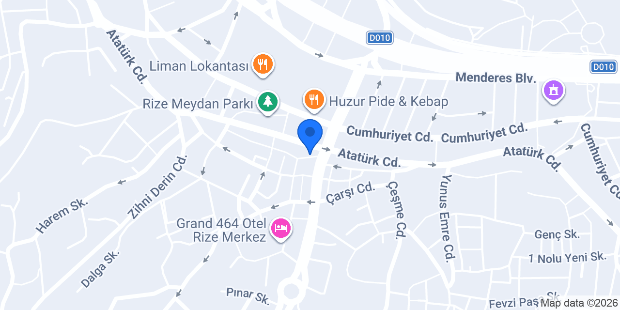 Beyoğlu Büfe Rize konumu