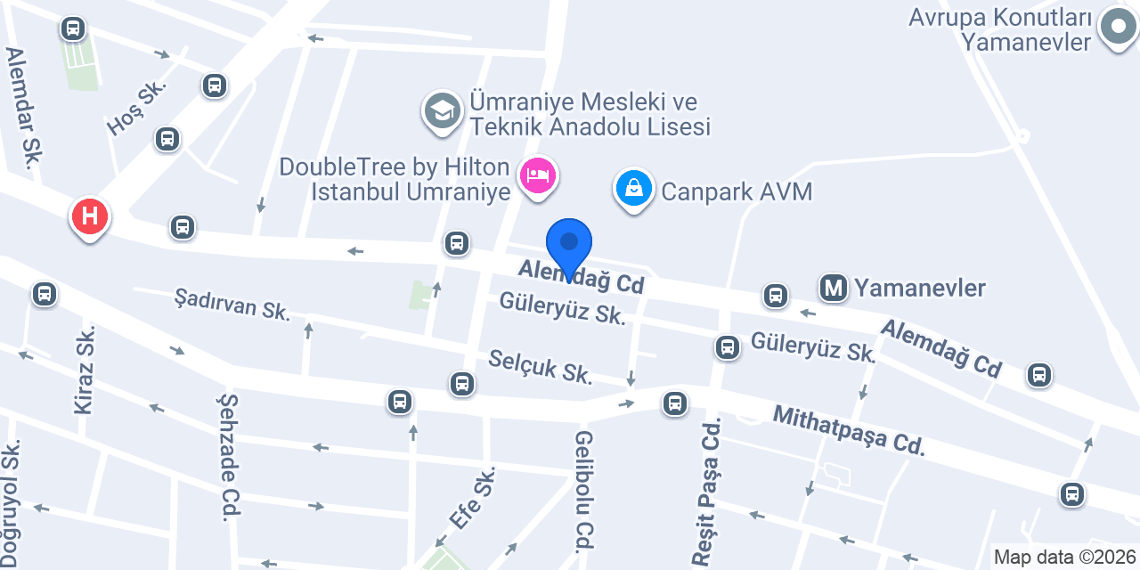 Pasaport Pizza Ümraniye konumu