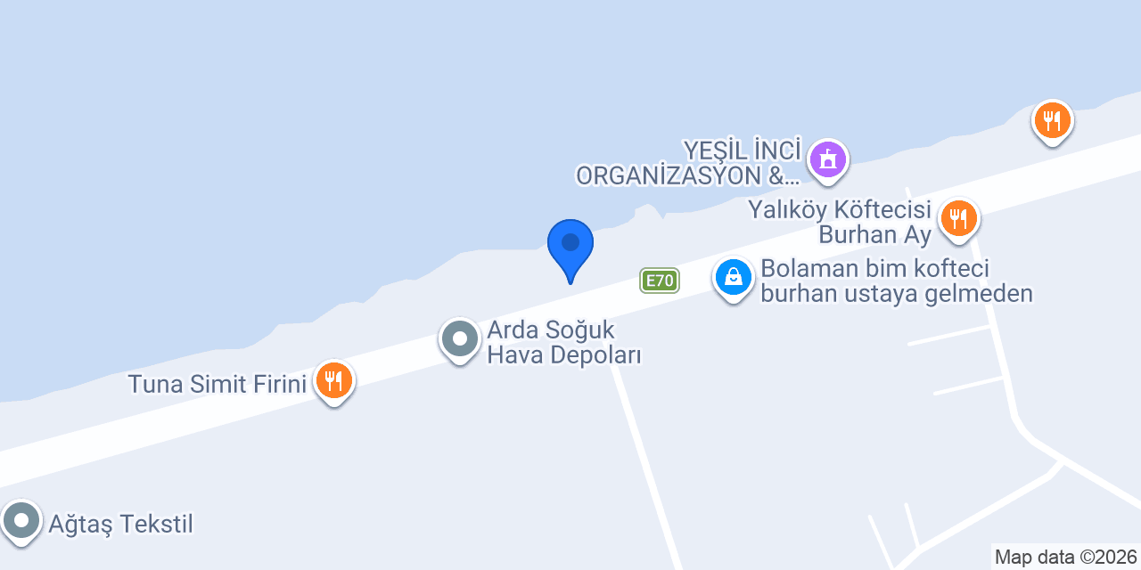 Derin Deniz Restaurant konumu