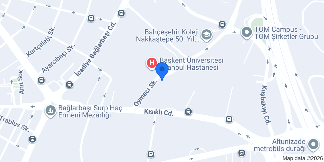 Doç. Dr. Özlem Ciğerli konumu