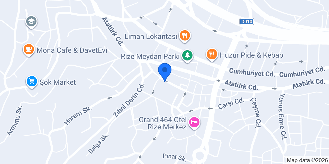 Diş Hekimi Zeki Karadeniz konumu