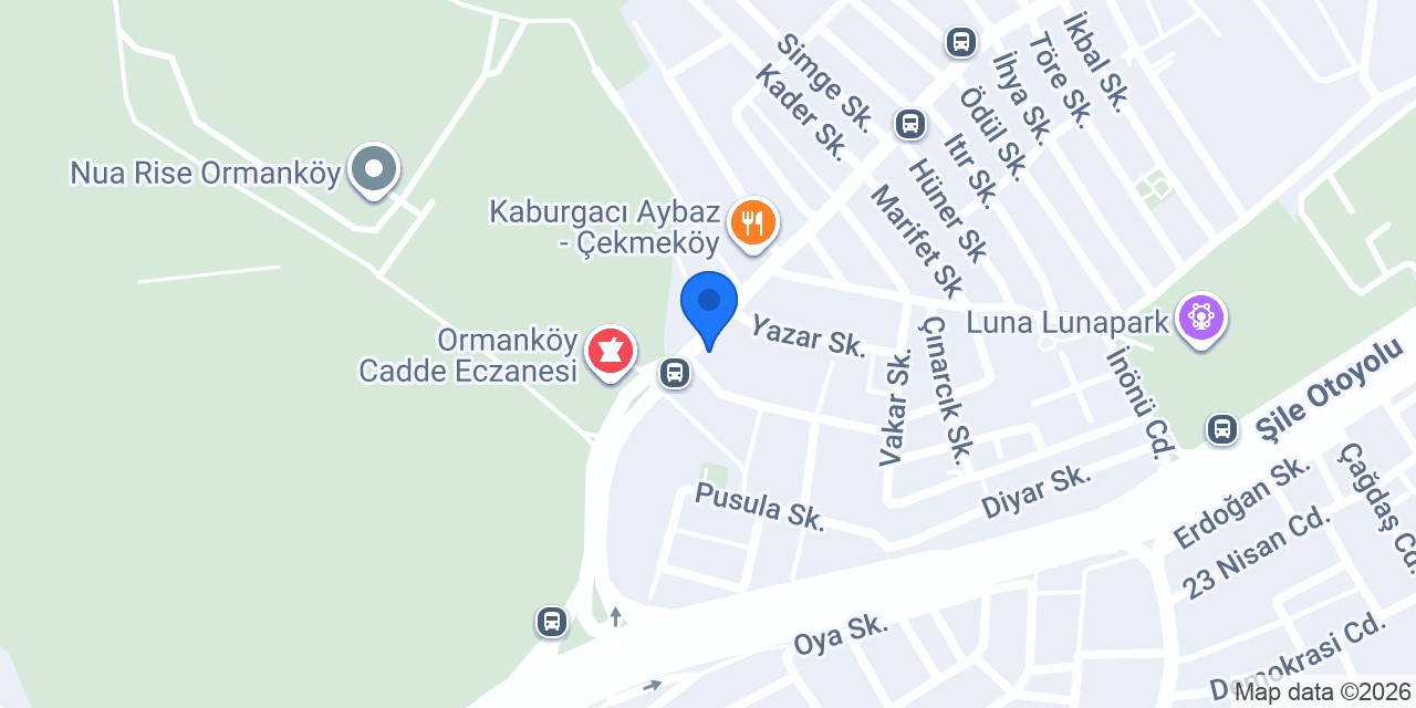 Çekmeköy Posta Dağıtım Merkezi konumu