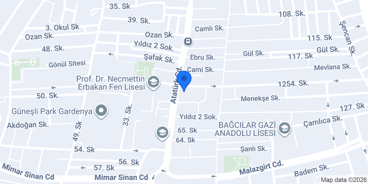 Çeşme Kitabevi konumu