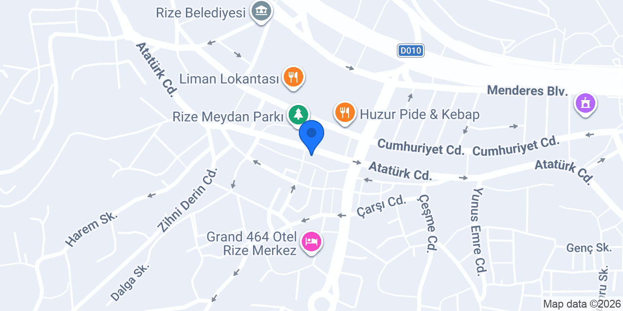 Yılmaz rent a car konumu