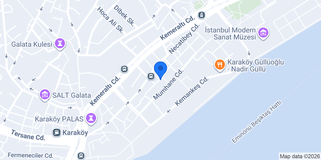 Dam Karaköy konumu