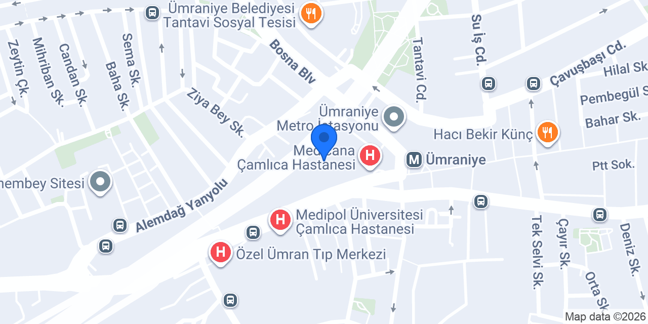 Crown İstanbul konumu