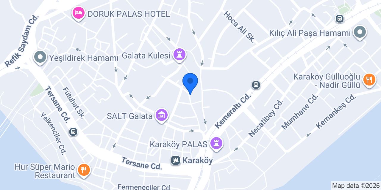 Pera Barber Shop konumu