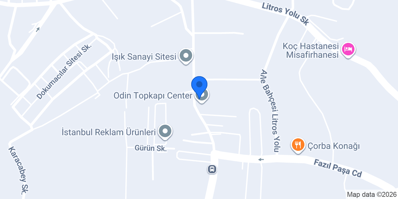 Akdoğan Matbaa konumu