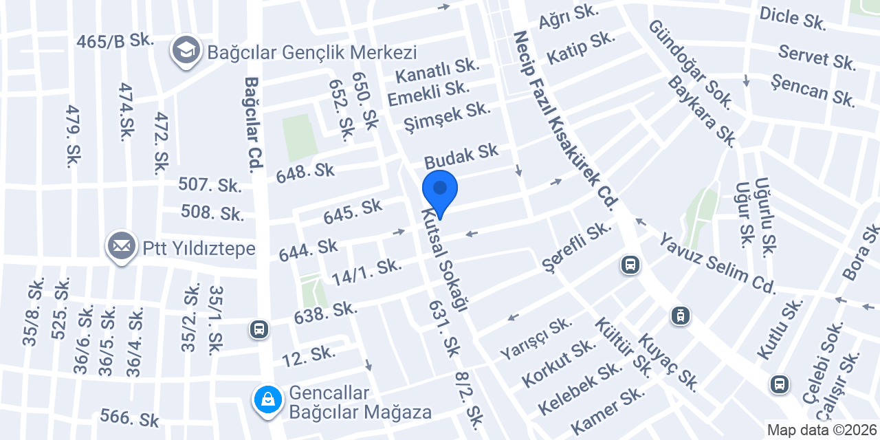 Hilal Unlu Mamülleri konumu