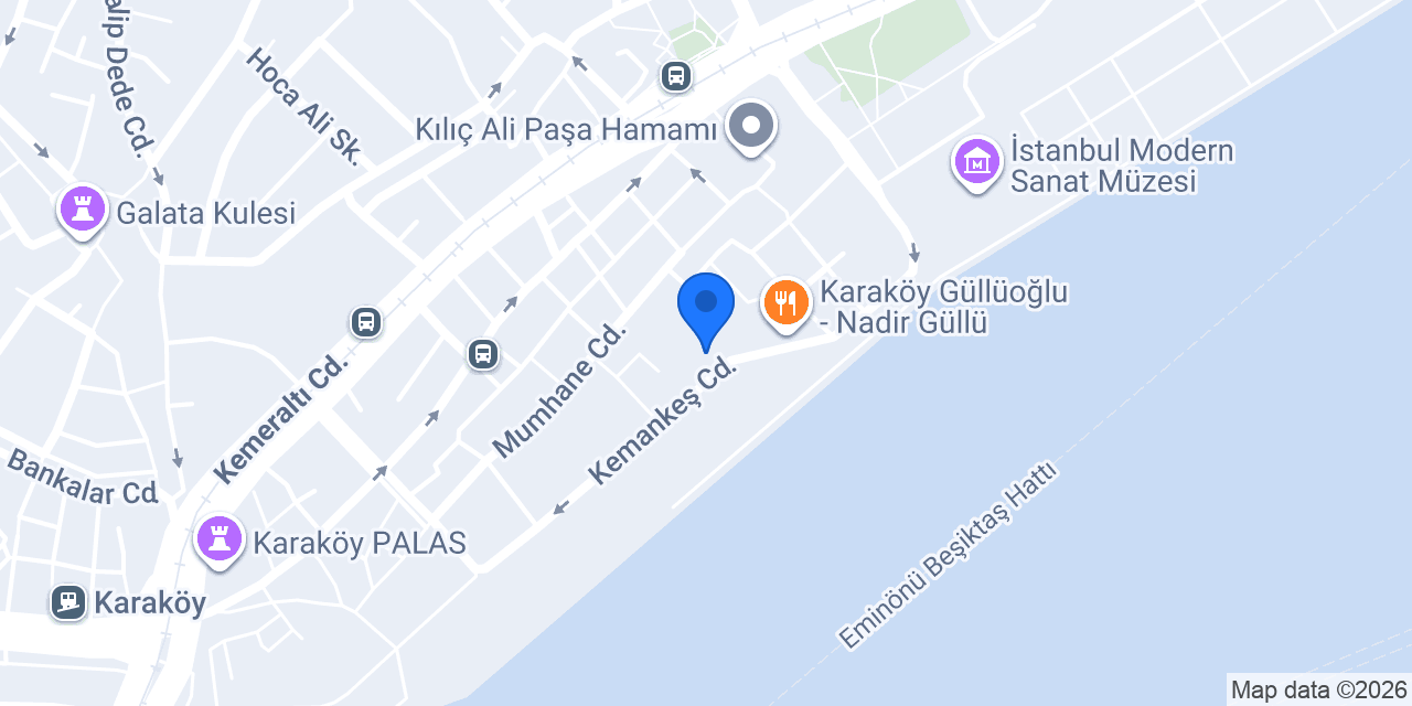 Karaköy Lokantası konumu