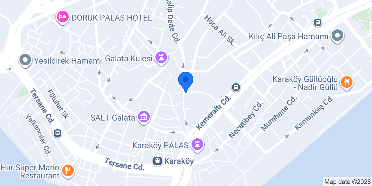 Bluebird Galata konumu