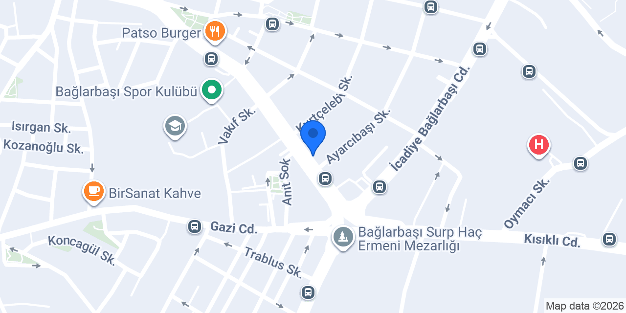 Çengelköy börekçisi konumu