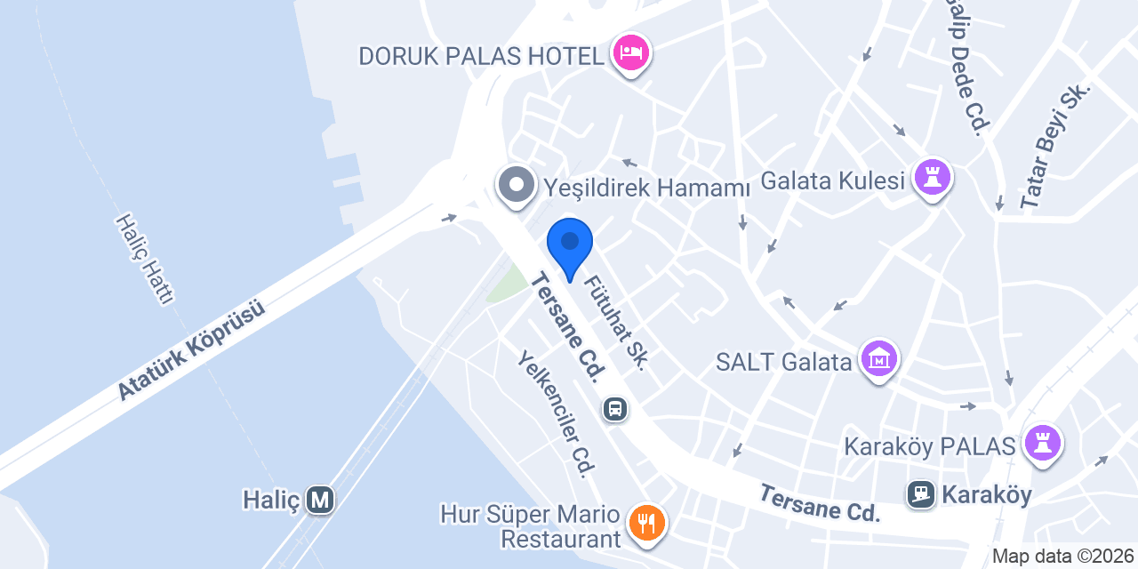 Haso Ocakbaşı Karaköy konumu