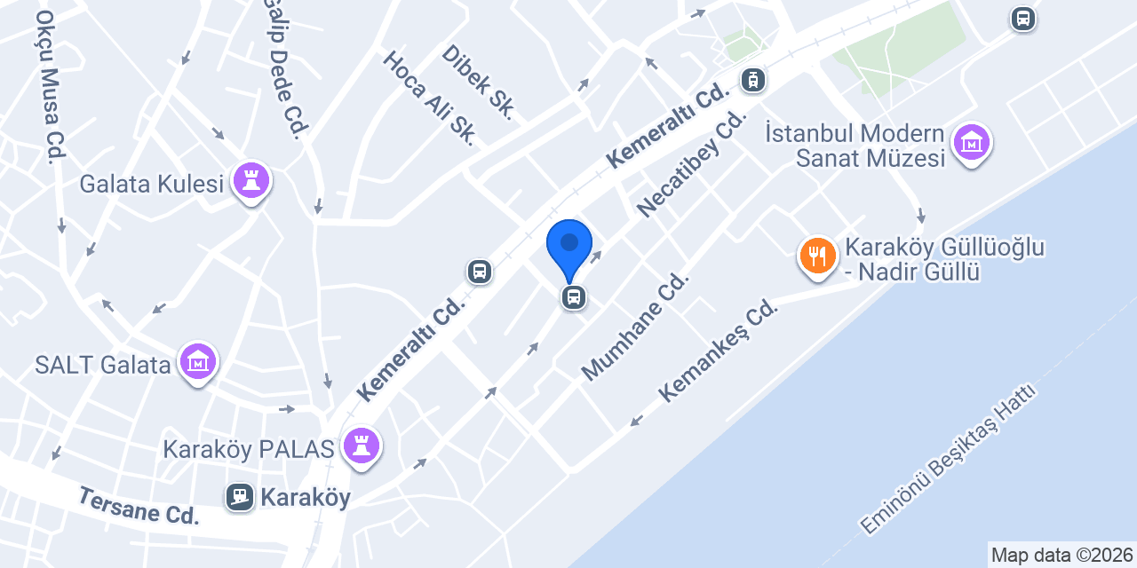 Odak Optik Karaköy konumu
