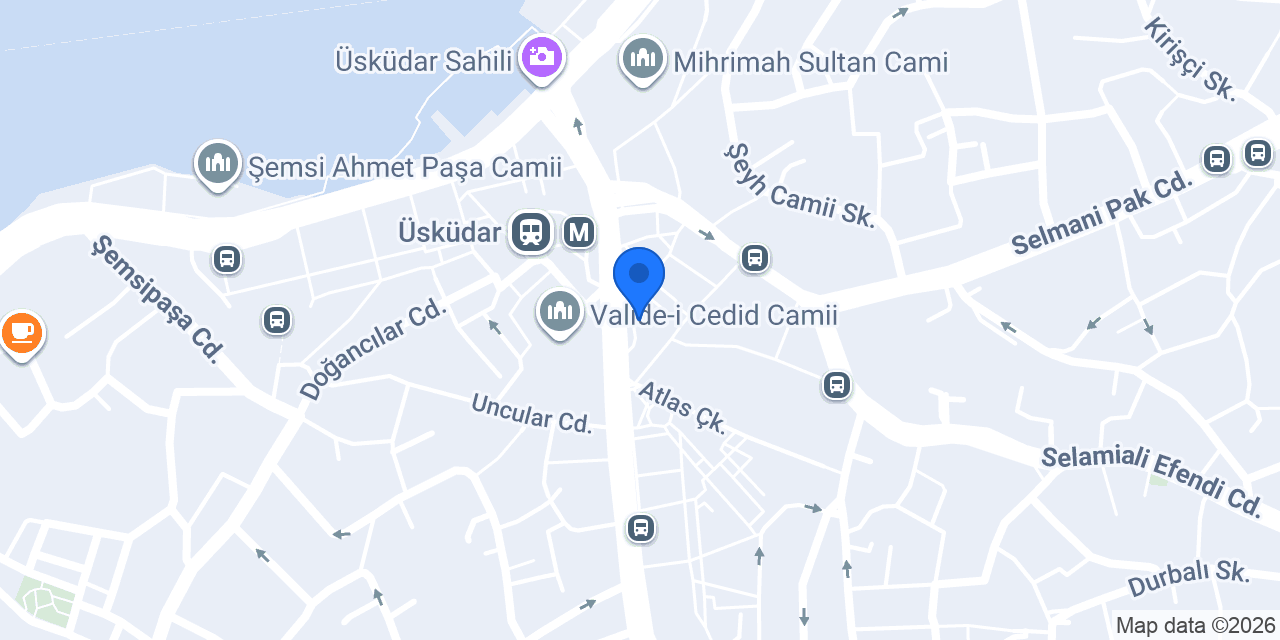 Yapı Kredi - Üsküdar Şubesi konumu