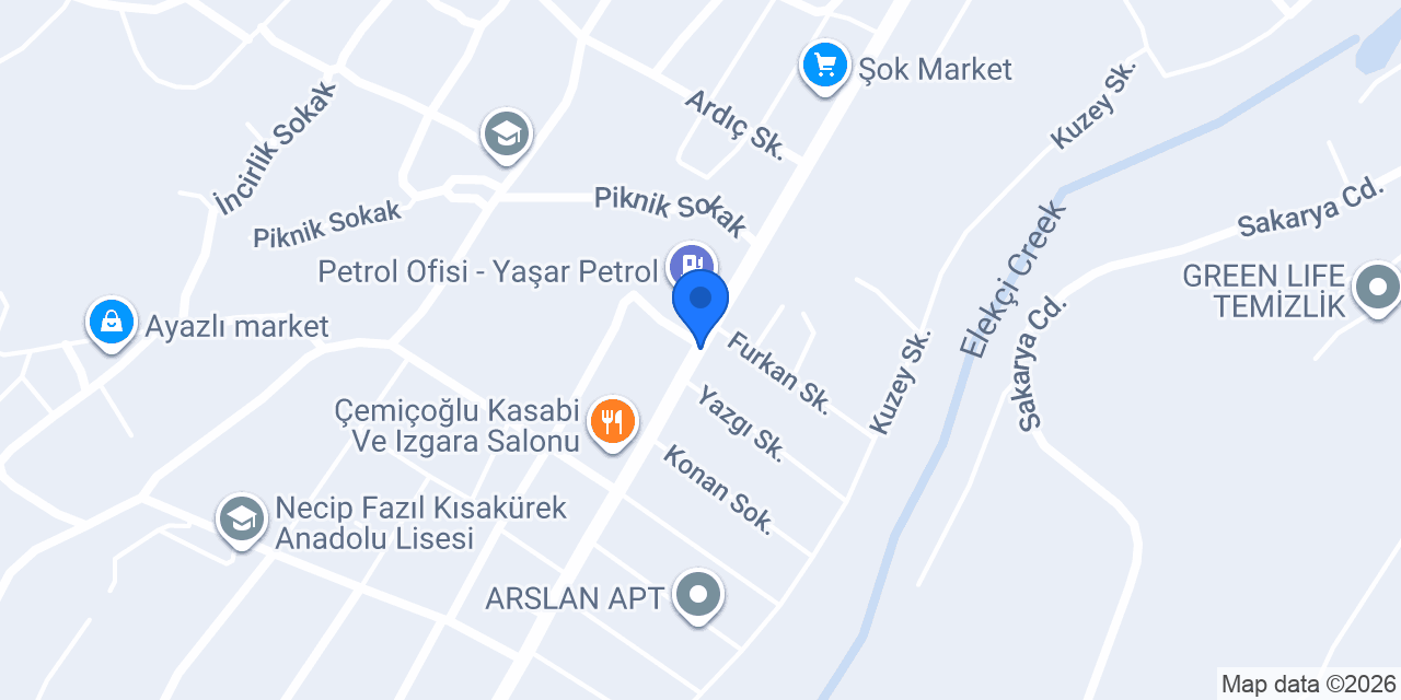 Umut Tekel Shop konumu