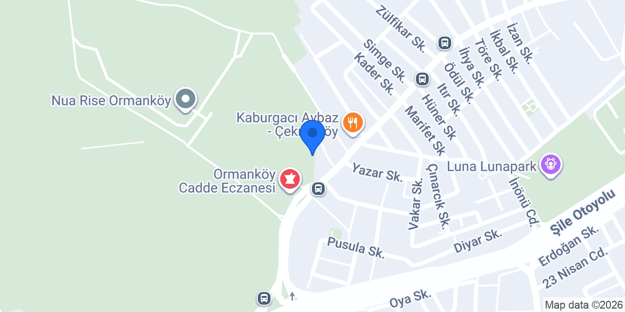 TARABYA FIRINI ORMANKÖY konumu