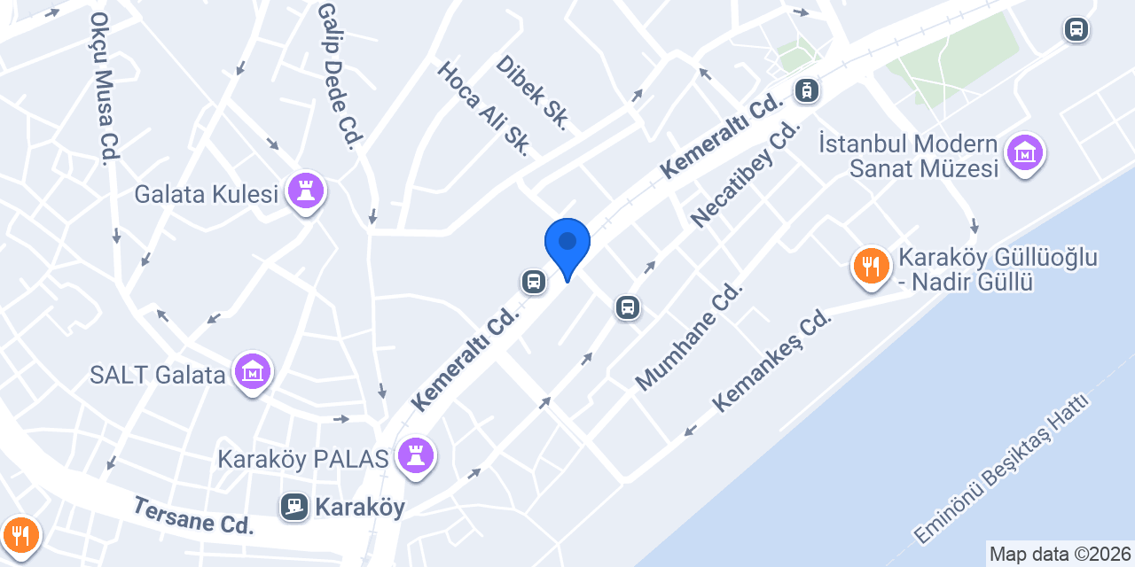 Halkbank Karaköy Şubesi konumu