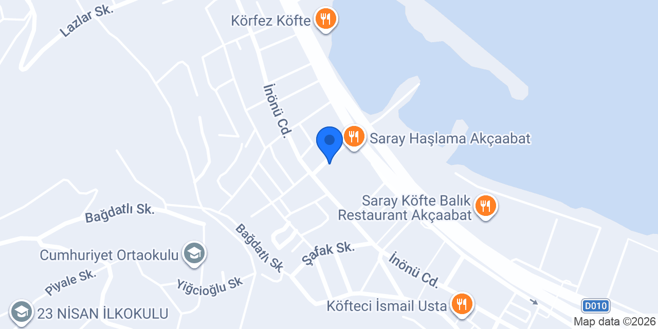 KATIK DÖNER AKÇAABAT konumu
