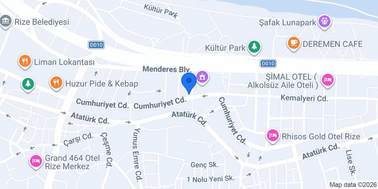 DÖNERİZE konumu