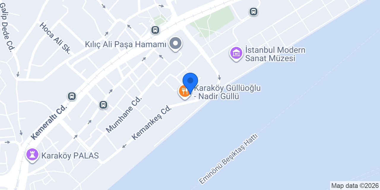 Dream İnn Karaköy Bosphorus konumu