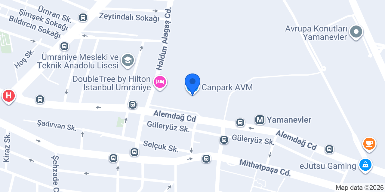 SuperStep Canpark AVM konumu