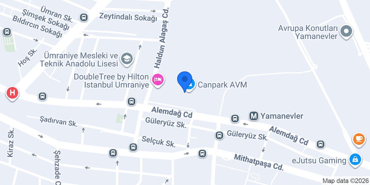 ECZANE CANPARK konumu