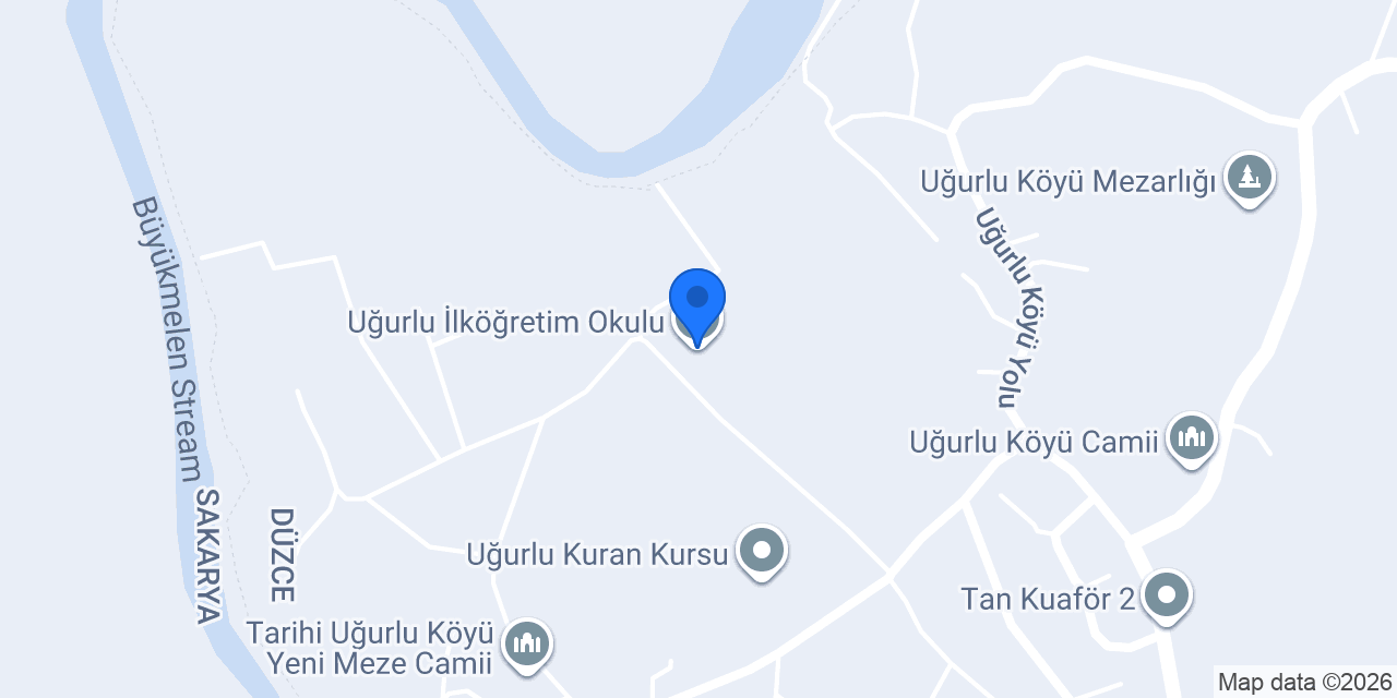 Uğurlu İlköğretim Okulu konumu