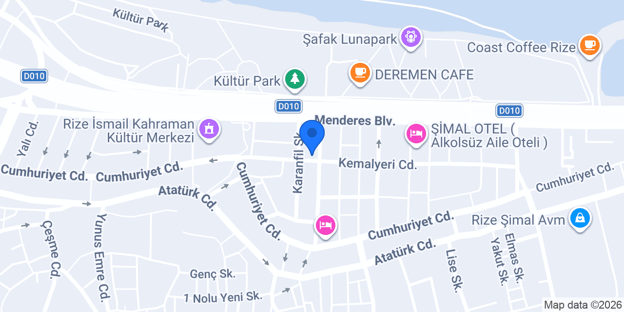 Simyacı Psikoloji Merkezi konumu