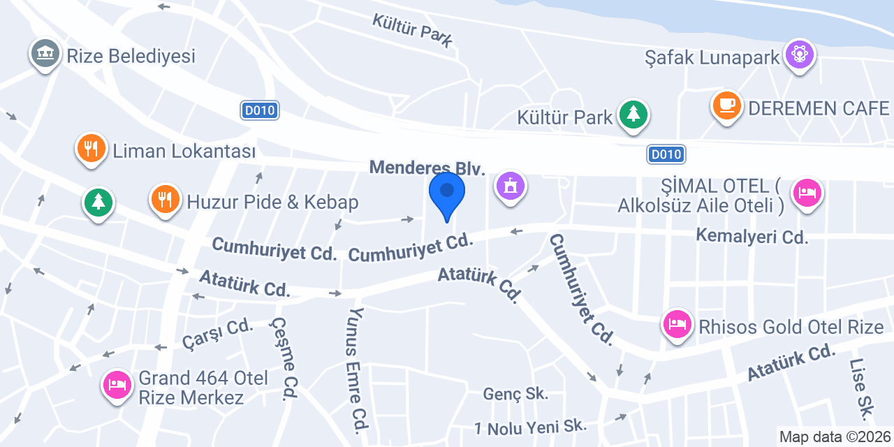 Kd Katık Döner Rize konumu