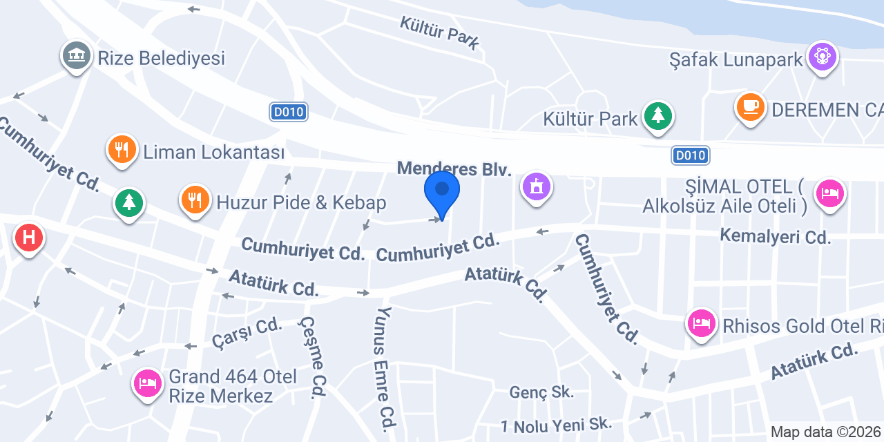 Rizedeyiz Bilgi İşlem konumu