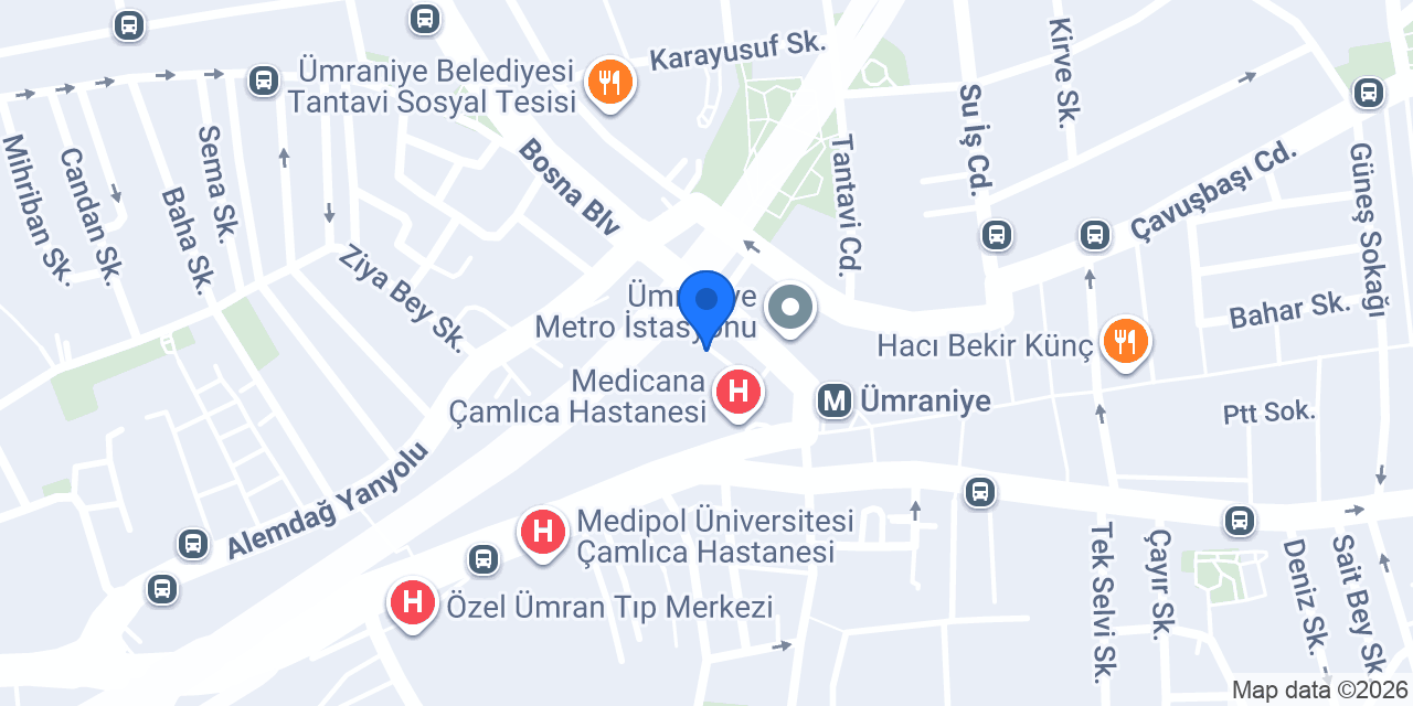 Buğra Anaokulu Çamlıca konumu