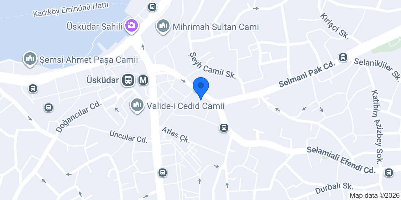 Saloon Burger - Üsküdar konumu