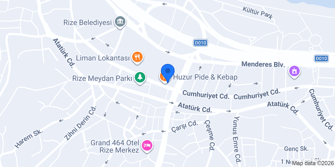 Kuzu Döner konumu