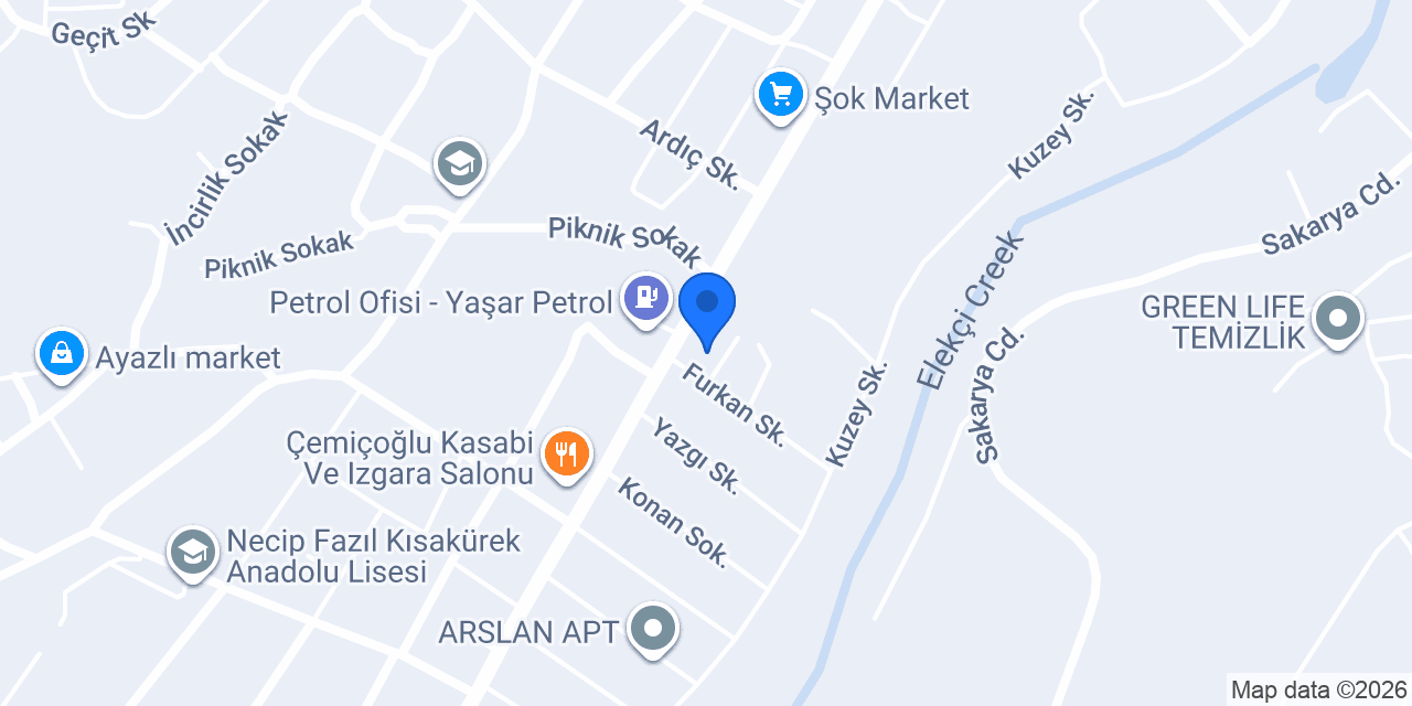 Ber-Mak Haktan Makine konumu