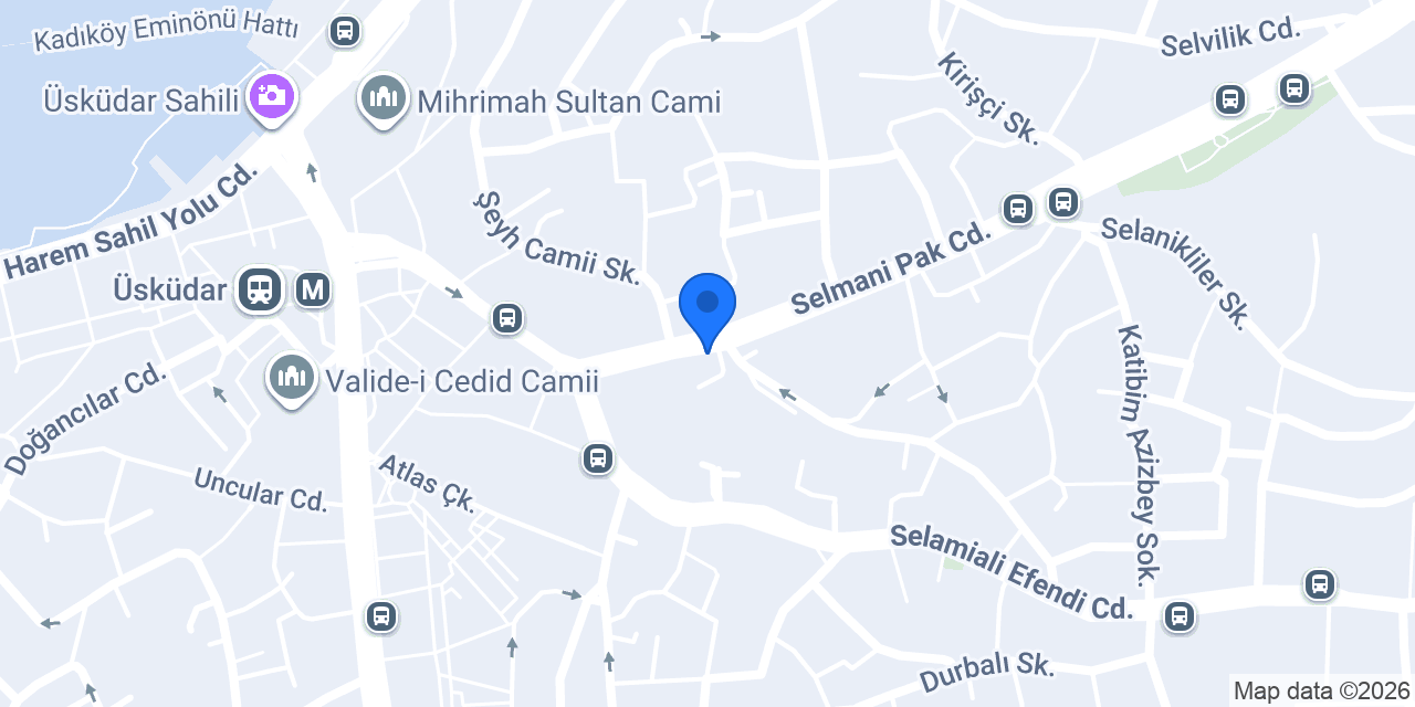 ÜSKÜDAR GSSTORE konumu