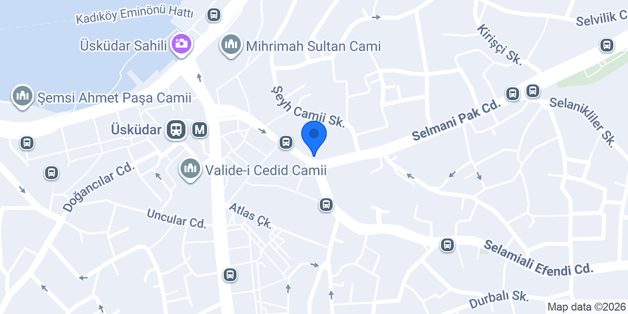 Eminevim Üsküdar Şube konumu
