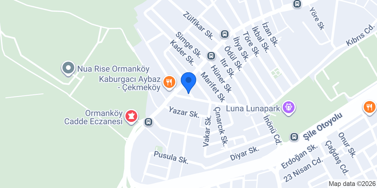 çekmeköy Tesısat Çk tesisat konumu
