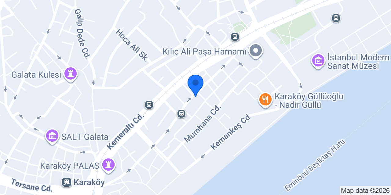 Kuveyt Türk Karaköy Şubesi konumu